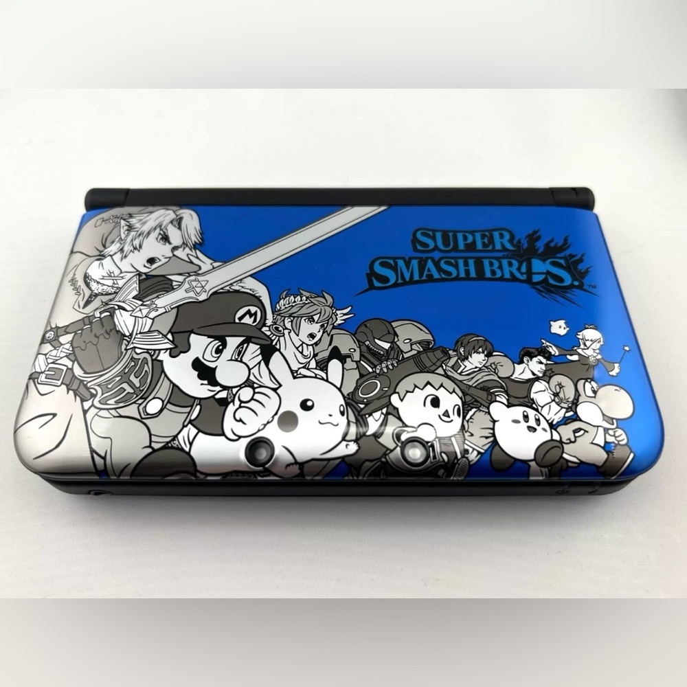Super Smash Bros Blue Nintendo 3DS XL 96% New No Box Tested Working Firm Price - Picture 5 of 12